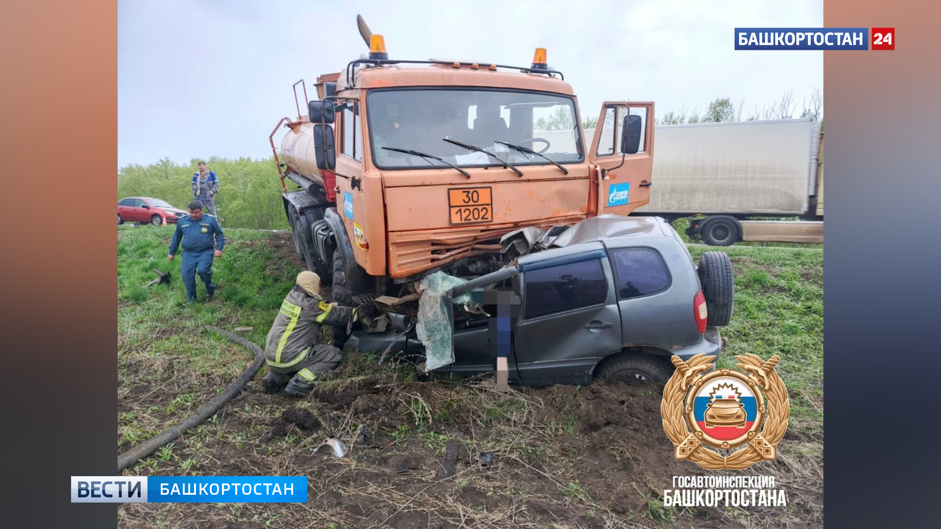 Водитель и пассажир Chevrolet Niva погибли в ДТП с грузовиком в Уфимском районе Башкортостана