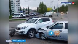 В Уфе при столкновении двух автомобилей пострадала 12-летняя школьница