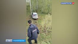 В Башкортостане 18-летний пьяный угонщик бросил "Ладу Калину" в кювете