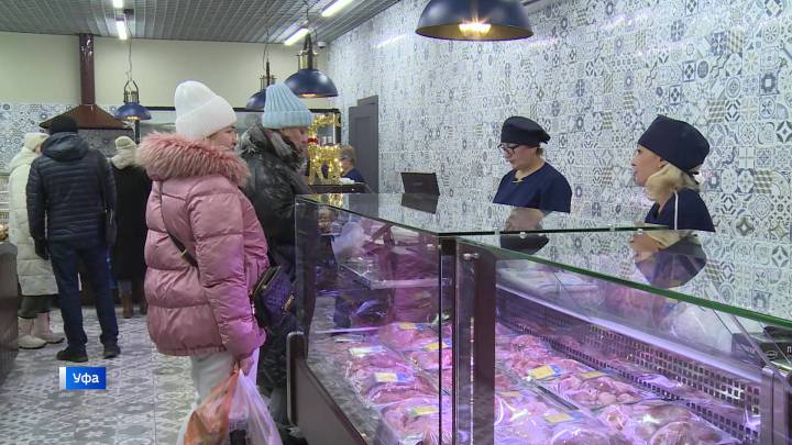 В историческом центре Уфы открылся мясной гастроном «Благовар» | ГТРК «Башкортостан»
