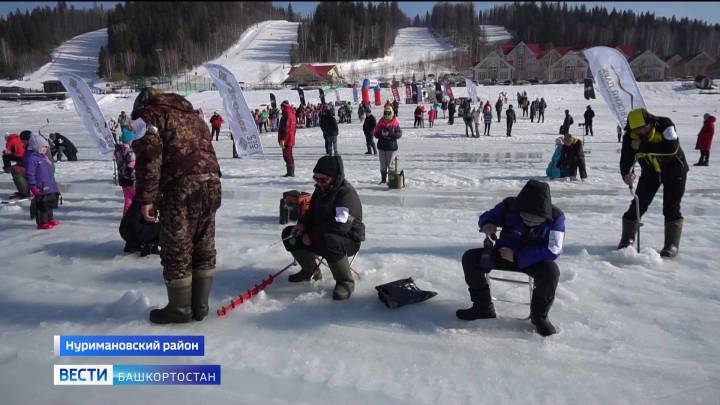 В Нуримановском районе Башкортостана прошли соревнования по зимнему рыбатлону | ГТРК «Башкортостан»